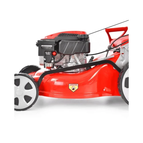 Masina de tuns iarba cu motor pe benzina, autopropulsata, HECHT 550 SW, 2.6 kW, 170 CC, latime de lucru 48 cm, cos colector 60 l