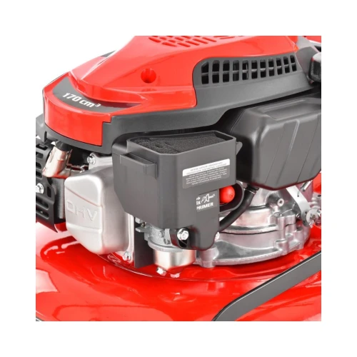 Masina de tuns iarba cu motor pe benzina, autopropulsata, HECHT 550 SW, 2.6 kW, 170 CC, latime de lucru 48 cm, cos colector 60 l