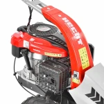 Motocositoare HECHT 587, motor 4 timpi, capcitate cilindrica 196 CC, putere 5 CP, latime 87 cm, carcasa de otel, inaltime ajustabila