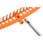 Maner, coada pentru grebla HECHT 600101, sistem de prindere cu buton, lungime 161 cm