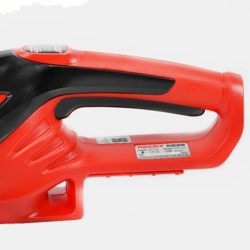 Trimmer electric pentru tuns gardul viu HECHT 6020, lungimea lamei 25 cm, acumulator Li-Ion 20 V, 2 Ah, fara acumulator, fara incarcator