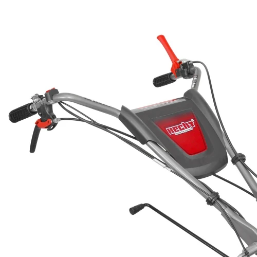 Motosapa HECHT 7970, motor 4 timpi, capacitate cilindrica 212 CC, 3.6 kW, 5 CP, latime de lucru 110 cm, 3 viteze