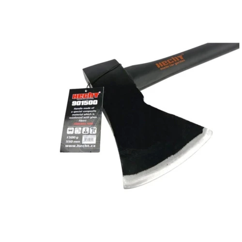 Topor pentru despicat HECHT 901500, coada din fibra, lungime 55 cm, greutate 1500 g