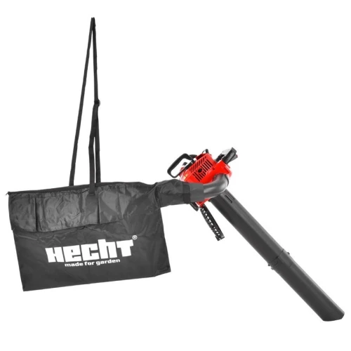Suflanta/ Aspirator de frunze cu motor pe benzina HECHT 9254, putere motor 1 CP, capacitate cilindrica 25.4 CC, viteza aer 148 km/h