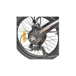 Bicicleta electrica Hecht Compos Black, schimbator shimano