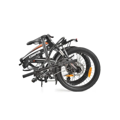 Bicicleta electrica Hecht Compos Black, schimbator shimano