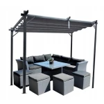 Pergola HECHT PERGOLA 4x3 m acoperis retractabil