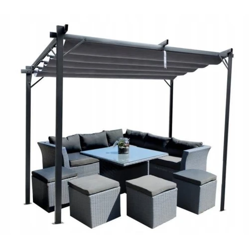 Pergola HECHT PERGOLA 4x3 m acoperis retractabil