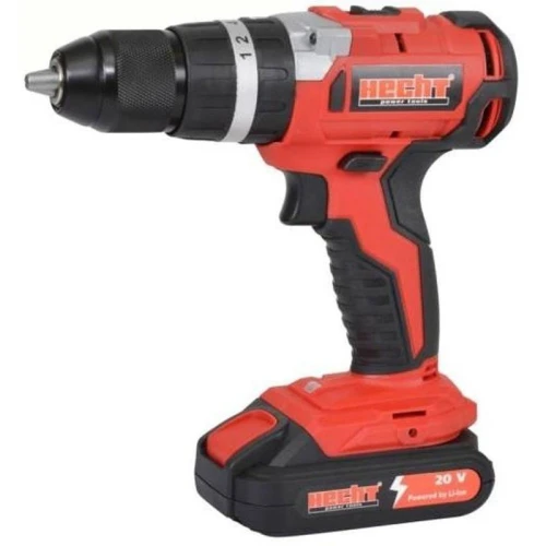 Masina de insurubat si gaurit HECHT 1289, cuplu 50 Nm, mandrina rapida, cu acumulator Li-Ion 20 V, 2 Ah