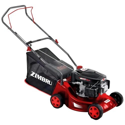 Masina de tuns gazon/iarba pe benzina Ruris Zimbru 888S, putere 2.5 CP, 79 CC, 40 cm latime taiere, 25-65 cm inaltime taiere, 3 trepte de taiere, 45 L sac colectare