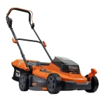 Masina de tuns gazon pe acumulator RURIS DAC 3324e, latime taiere 330 mm, inaltime de lucru 25-75 mm, cu acumulator Li-Ion 20 V 4 Ah, incarcator