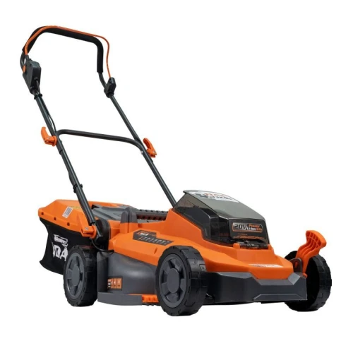 Masina de tuns gazon pe acumulator RURIS DAC 3324e, latime taiere 330 mm, inaltime de lucru 25-75 mm, cu acumulator Li-Ion 20 V 4 Ah, incarcator