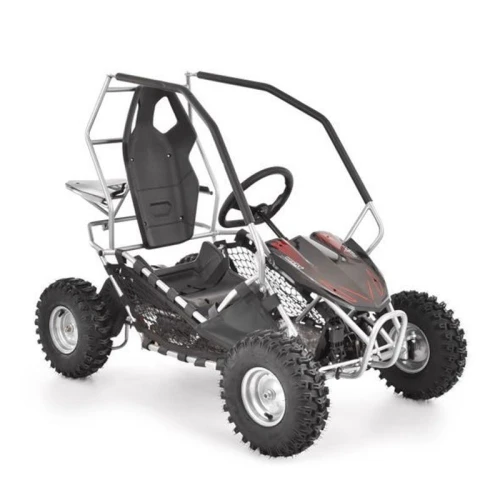 Masinuta pentru copii Buggy HECHT 54899 Silver, acumulator 36 V, 12 Ah, viteza maxima 30 km/h, greutate maxima 54 kg, argintiu