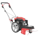 Motocoasa cu cap cu fir HECHT 5056, motor 4 timpi, capcitate cilindrica 175 CC, latime lucru 56 cm, inaltime de lucru ajustabila