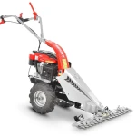 Motocositoare HECHT 587, motor 4 timpi, capcitate cilindrica 196 CC, putere 5 CP, latime 87 cm, carcasa de otel, inaltime ajustabila