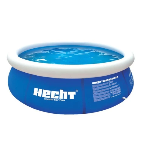 Piscina gonflabila HECHT 3609 Blue Sea, dimensiuni 360 x 90 cm, volum 6654 litri, kit de reparare inclus
