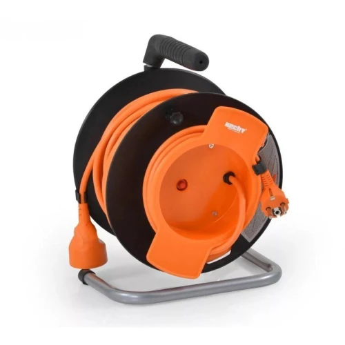 Rola cu prelungitor de curent HECHT 121153, lungime 20 m, putere maxima 3000 W