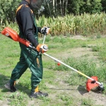 Trimmer electric Hecht 1445, putere 1400 W, latime de lucru 42 cm, greutate 5 kg