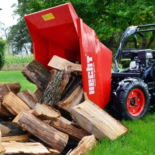 Transportor cu roti HECHT 2650, motor pe benzina, putere 6.5 CP, capacitate cilindrica 196 CC, capacitate incarcare 500 kg