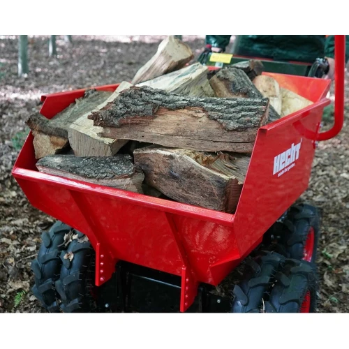 Transportor cu roti HECHT 2650, motor pe benzina, putere 6.5 CP, capacitate cilindrica 196 CC, capacitate incarcare 500 kg