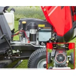 Tractor pentru gazon Hecht 5114, 452 cmc, 14 cp, 8.3 Km/h, latime de lucru 98 cm
