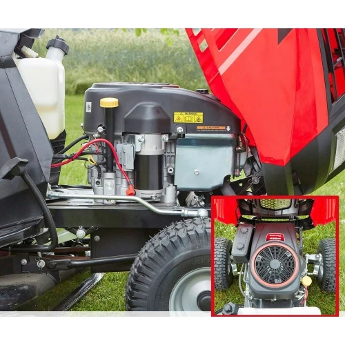 Tractor pentru gazon Hecht 5114, 452 cmc, 14 cp, 8.3 Km/h, latime de lucru 98 cm