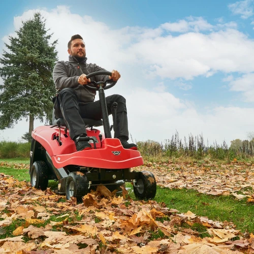 Tractor de tuns iarba Hecht 5161, autopropulsie, 6.5 CP