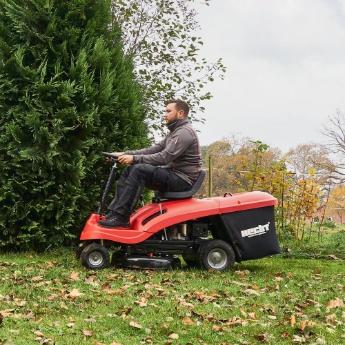 Tractor de tuns iarba Hecht 5161, autopropulsie, 6.5 CP