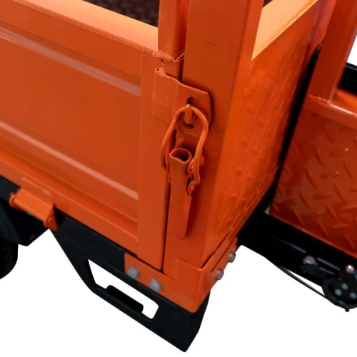 Remorca motocultor RURIS 551XL, capacitate incarcare 550 kg, basculare cu telescop