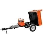 Remorca motocultor RURIS 451XL, capacitate incarcare 450 kg, basculare cu telescop