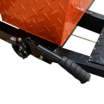 Remorca motocultor RURIS 451XL, capacitate incarcare 450 kg, basculare cu telescop