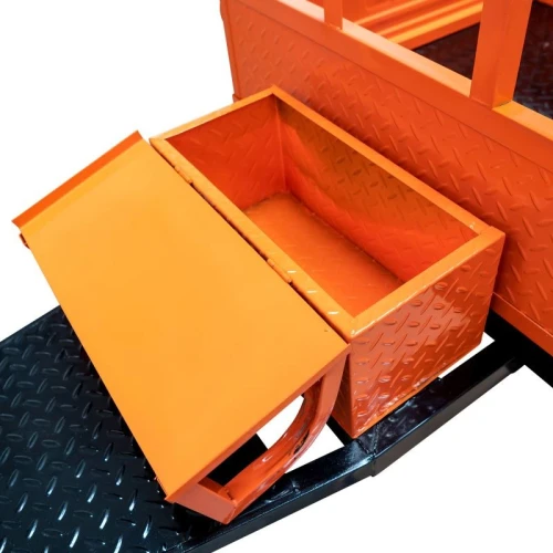 Remorca motocultor RURIS 451XL, capacitate incarcare 450 kg, basculare cu telescop