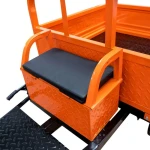 Remorca motocultor RURIS 451XL, capacitate incarcare 450 kg, basculare cu telescop