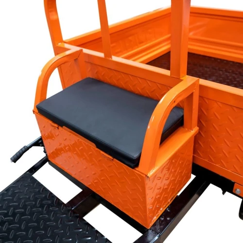 Remorca motocultor RURIS 451XL, capacitate incarcare 450 kg, basculare cu telescop