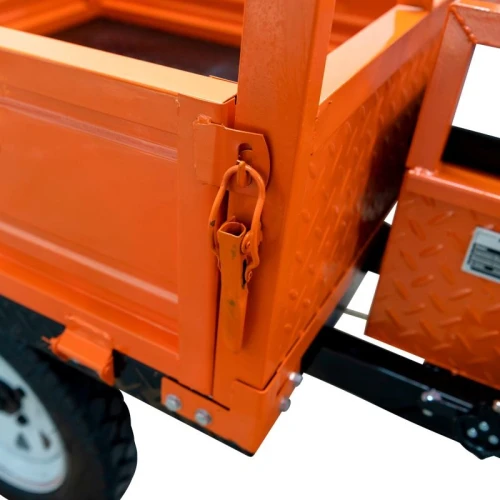 Remorca motocultor RURIS 451XL, capacitate incarcare 450 kg, basculare cu telescop