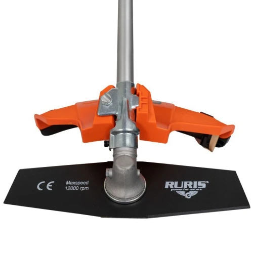 Motocoasa de umar RURIS RR 240 Bravo 240rr2022, motor benzina Khumma 2 timpi, 24 CC, 1 CP, diametru taiere 255 mm, ham, autocut, cutit 2 dinti