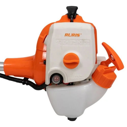 Motocoasa de umar RURIS RR 240 Bravo 240rr2022, motor benzina Khumma 2 timpi, 24 CC, 1 CP, diametru taiere 255 mm, ham, autocut, cutit 2 dinti