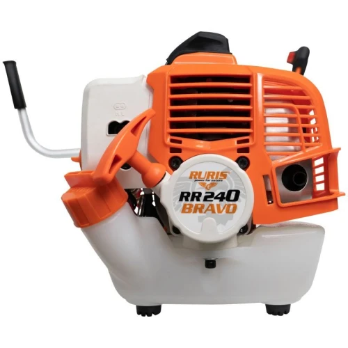 Motocoasa de umar RURIS RR 240 Bravo 240rr2022, motor benzina Khumma 2 timpi, 24 CC, 1 CP, diametru taiere 255 mm, ham, autocut, cutit 2 dinti