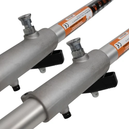 Motocoasa de umar RURIS RR 242 Bravo 242rr2022, motor Khumma 2 timpi, 24 CC, 1 CP, diametru taiere 255 mm, ham, autocut, cutit 2 dinti, cutit 3 dinti