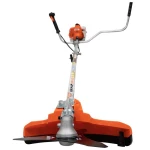 Motocoasa de umar RURIS RR 242 Bravo 242rr2022, motor Khumma 2 timpi, 24 CC, 1 CP, diametru taiere 255 mm, ham, autocut, cutit 2 dinti, cutit 3 dinti