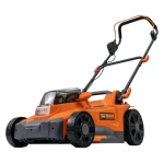 Masina de tuns gazon pe acumulator RURIS DAC 3744e, latime taiere 370 mm, inaltime de lucru 25-75 mm, cu acumulator Li-Ion 2 x 20 V 4 Ah, incarcator