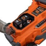 Masina de tuns gazon pe acumulator RURIS DAC 3744e, latime taiere 370 mm, inaltime de lucru 25-75 mm, cu acumulator Li-Ion 2 x 20 V 4 Ah, incarcator