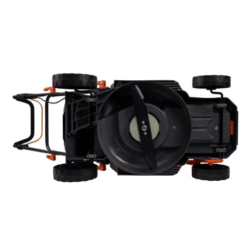 Masina de tuns gazon pe acumulator RURIS DAC 3324e, latime taiere 330 mm, inaltime de lucru 25-75 mm, cu acumulator Li-Ion 20 V 4 Ah, incarcator