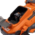 Masina de tuns gazon pe acumulator RURIS DAC 3324e, latime taiere 330 mm, inaltime de lucru 25-75 mm, cu acumulator Li-Ion 20 V 4 Ah, incarcator