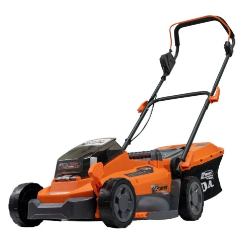 Masina de tuns gazon pe acumulator RURIS DAC 3324e, latime taiere 330 mm, inaltime de lucru 25-75 mm, cu acumulator Li-Ion 20 V 4 Ah, incarcator