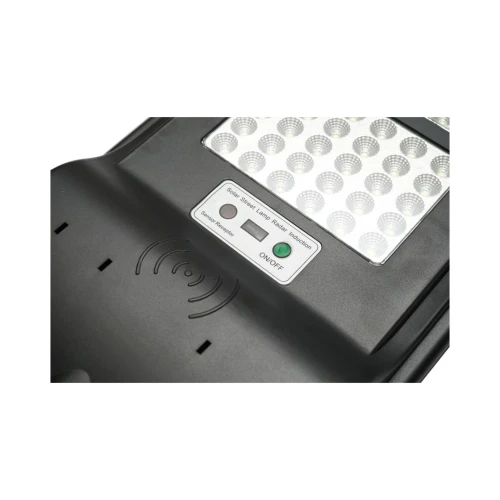 Lampa solara LED iluminat stradal 300W cu panou solar si senzor de miscare cu prindere pe stalp Breckner Germany