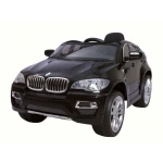 Masinuta electrica pentru copii HECHT BMW X6 Black, acumulator 2 x 6 V, 7 Ah / 45 W