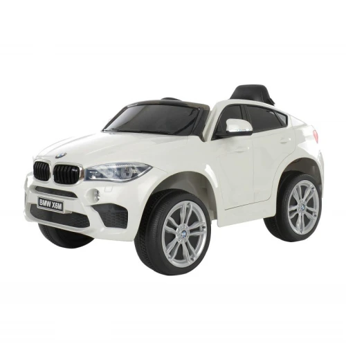 Masinuta electrica pentru copii HECHT BMW X6 White, acumulator 2 x 6 V, 7 Ah / 45 W