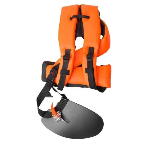 Curea de umar pentru trimmer HECHT 000103, tip ham, culoare negru/portocaliu