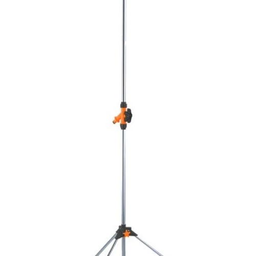 Dus cu tija telescopica HECHT 00202, lungime 172 - 229 cm, material polipropilena, culoare argintiu/portocaliu